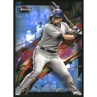 2024 Finest Sky Blue Refractors #5 Corey Seager