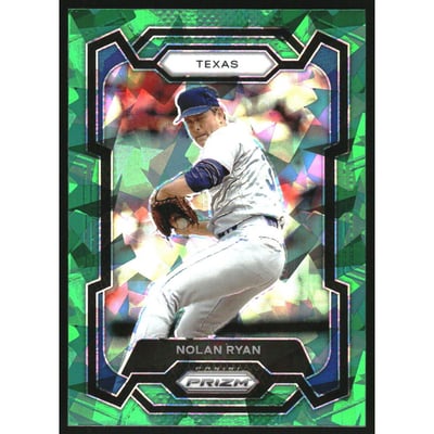 2024 Panini Prizm Prizms Green Ice #50 Nolan Ryan