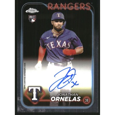 2024 Topps Chrome Rookie Autographs #RAJO Jonathan Ornelas