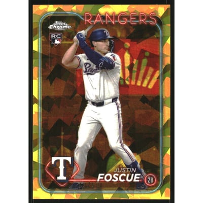 2024 Topps Chrome Update Sapphire Gold Refractors #USCS296 Justin Foscue