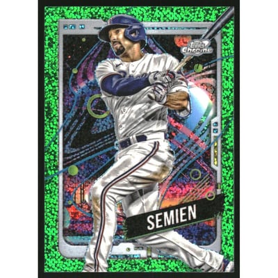 2024 Topps Cosmic Chrome Green Space Dust Refractors #117 Marcus Semien