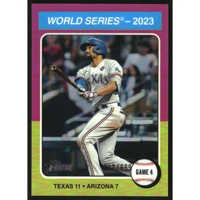 2024 Topps Heritage Chrome Refractors #464 Marcus Semien HN