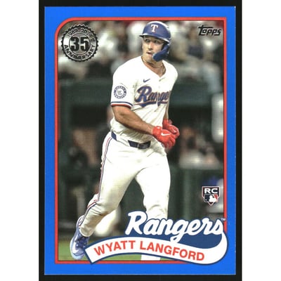 2024 Topps Update '89 Topps Blue #89US36 Wyatt Langford