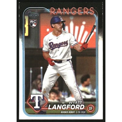 2024 Topps Update Rainbow Foil #US341 Wyatt Langford