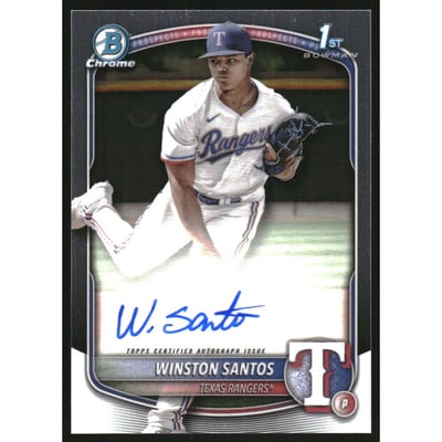 2025 Bowman Chrome Prospect Autographs #CPAWS Warel Solano