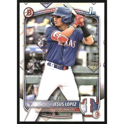2025 Bowman Prospects Retro Logo Pattern #BP88 Jesus Lopez