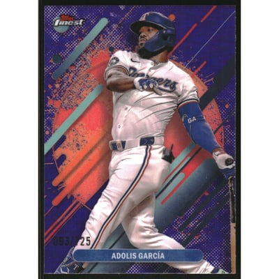 2025 Finest Purple Refractors #285 Adolis Garcia