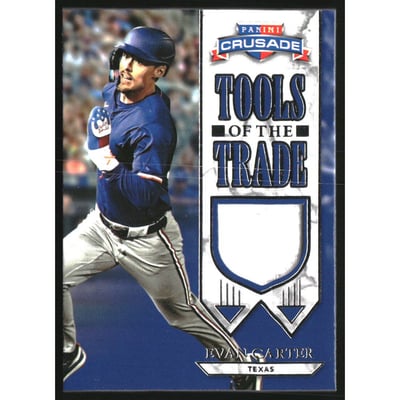 2025 Panini Crusade Tools Of The Trade Swatches #56 Evan Carter
