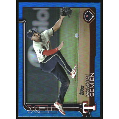 2025 Topps Blue Rainbow Foil #383 Marcus Semien
