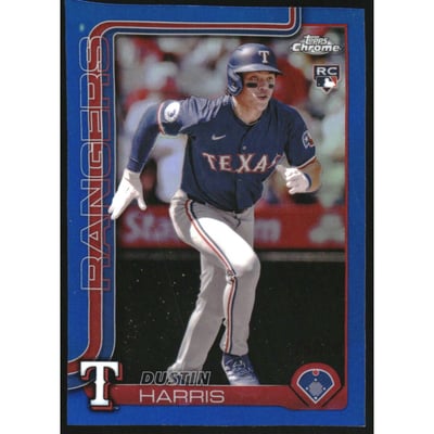 2025 Topps Chrome Blue Refractors #131 Dustin Harris