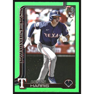 2025 Topps Green Rainbow Foil #374 Dustin Harris