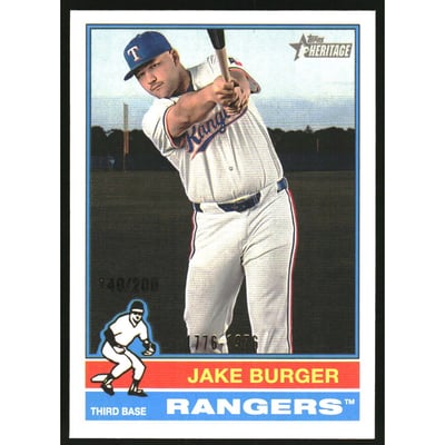 2025 Topps Heritage Bicentennial #352 Jake Burger