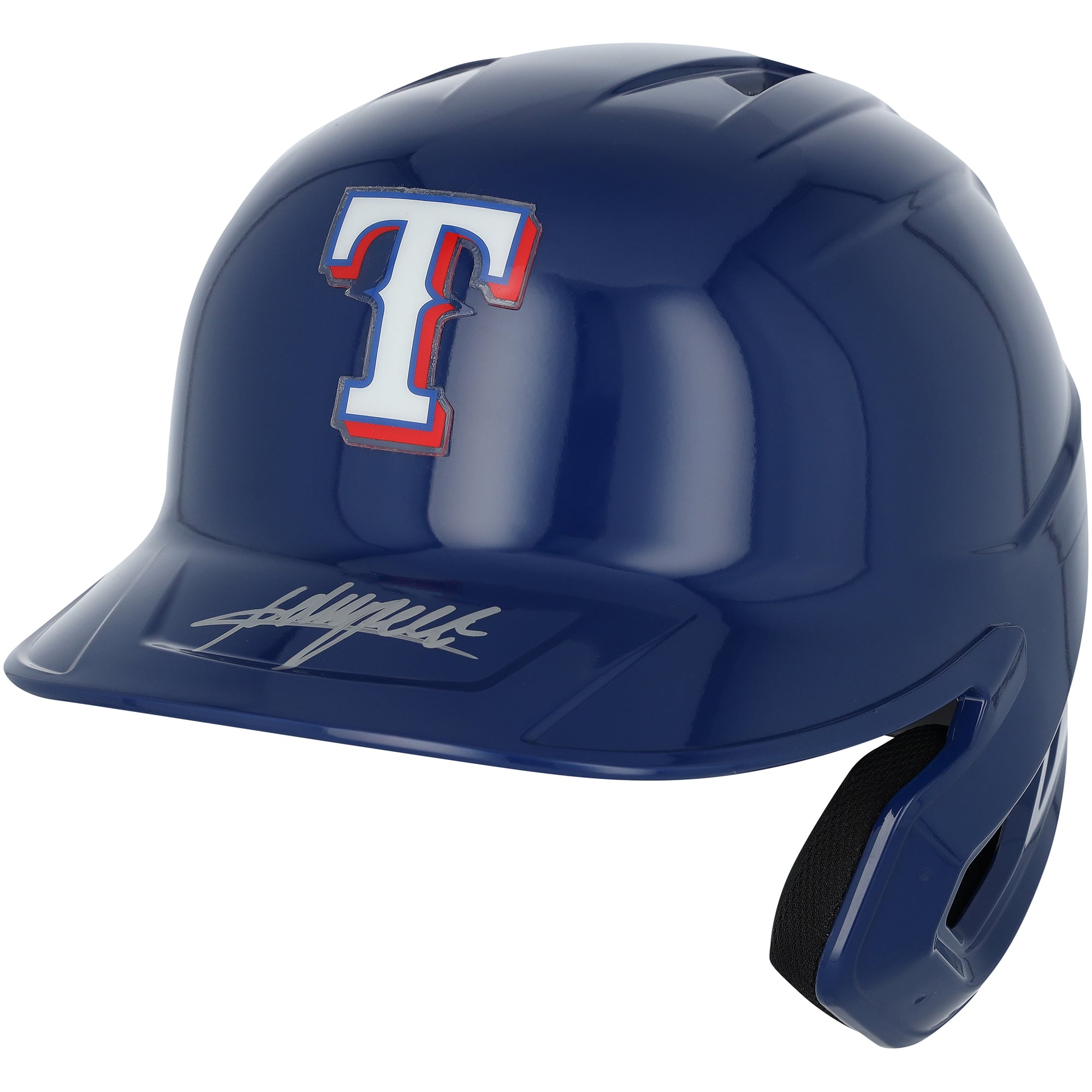 Casque de frappeur réplique Rawlings Mach Pro autographié par Adrian Beltre des Texas Rangers