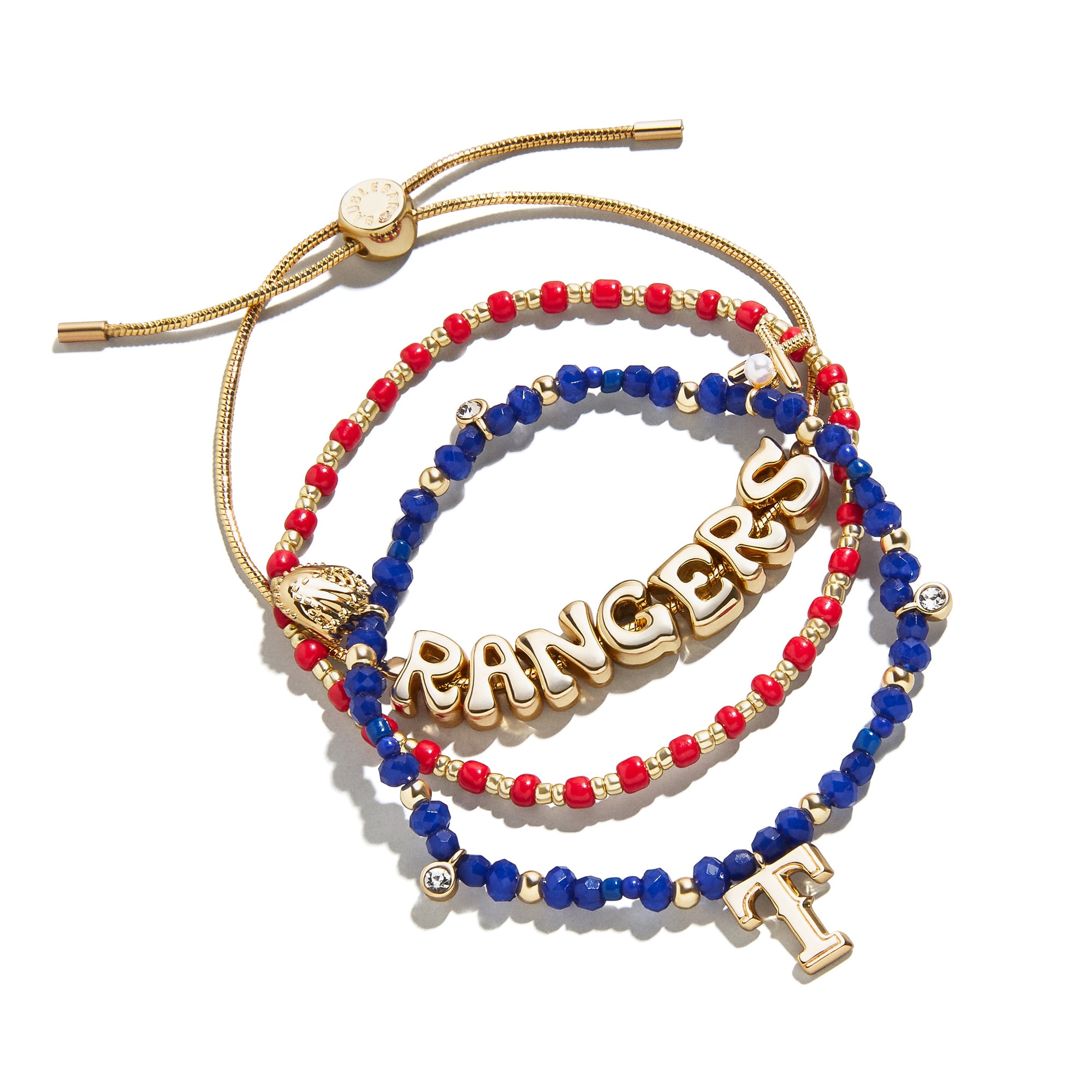 Ensemble de 3 bracelets BaubleBar Texas Rangers