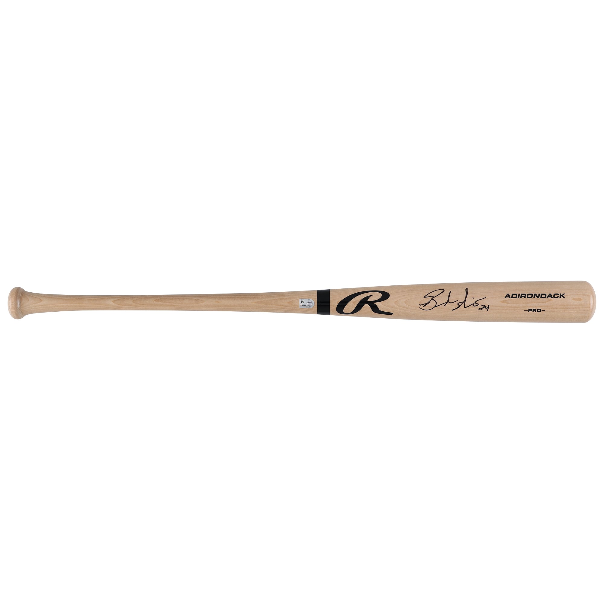 Brandon Nimmo Texas Rangers Autographed Blonde Rawlings Pro Bat