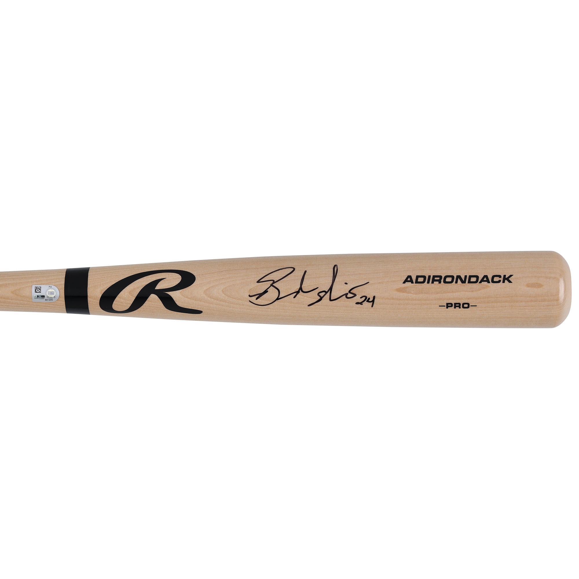Brandon Nimmo Texas Rangers Autographed Blonde Rawlings Pro Bat