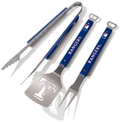 Texas Rangers Fanpoint Spirit Series 3-Piece BBQ Set