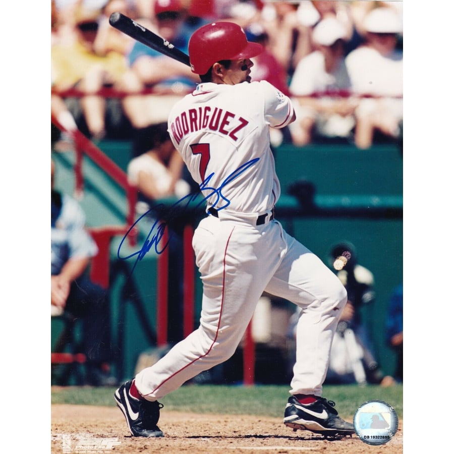 Ivan Rodriguez Ranger Signed Texas Rangers #7 Ivan Pudge Rodriguez