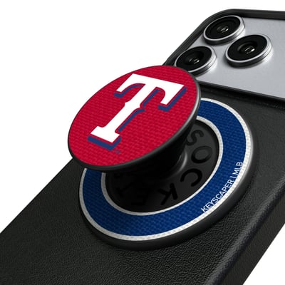 Texas Rangers Keyscaper PopSockets Magnetic Phone Grip & Stand