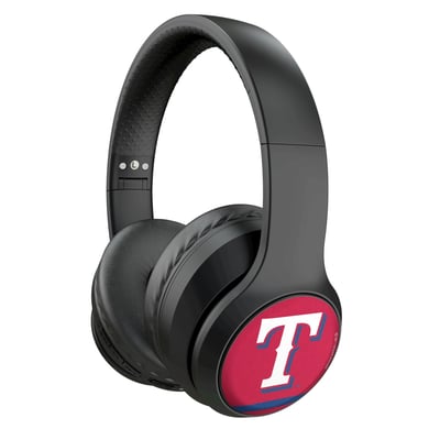 Texas Rangers Keyscaper Stripe Wireless Bluetooth Headphones With Case
