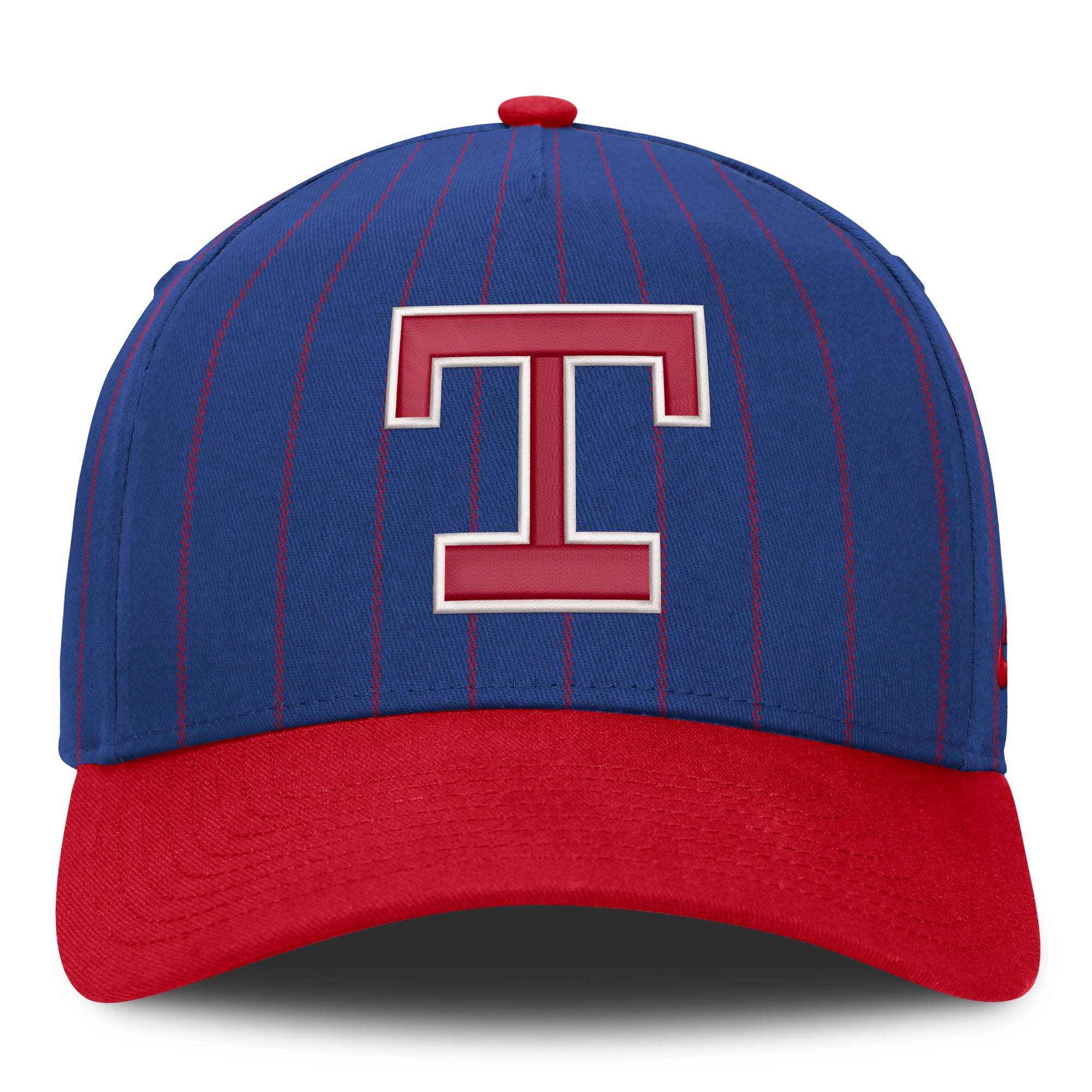 Casquette ajustable Nike Royal/Red Texas Rangers Cooperstown Rise A-Frame pour homme