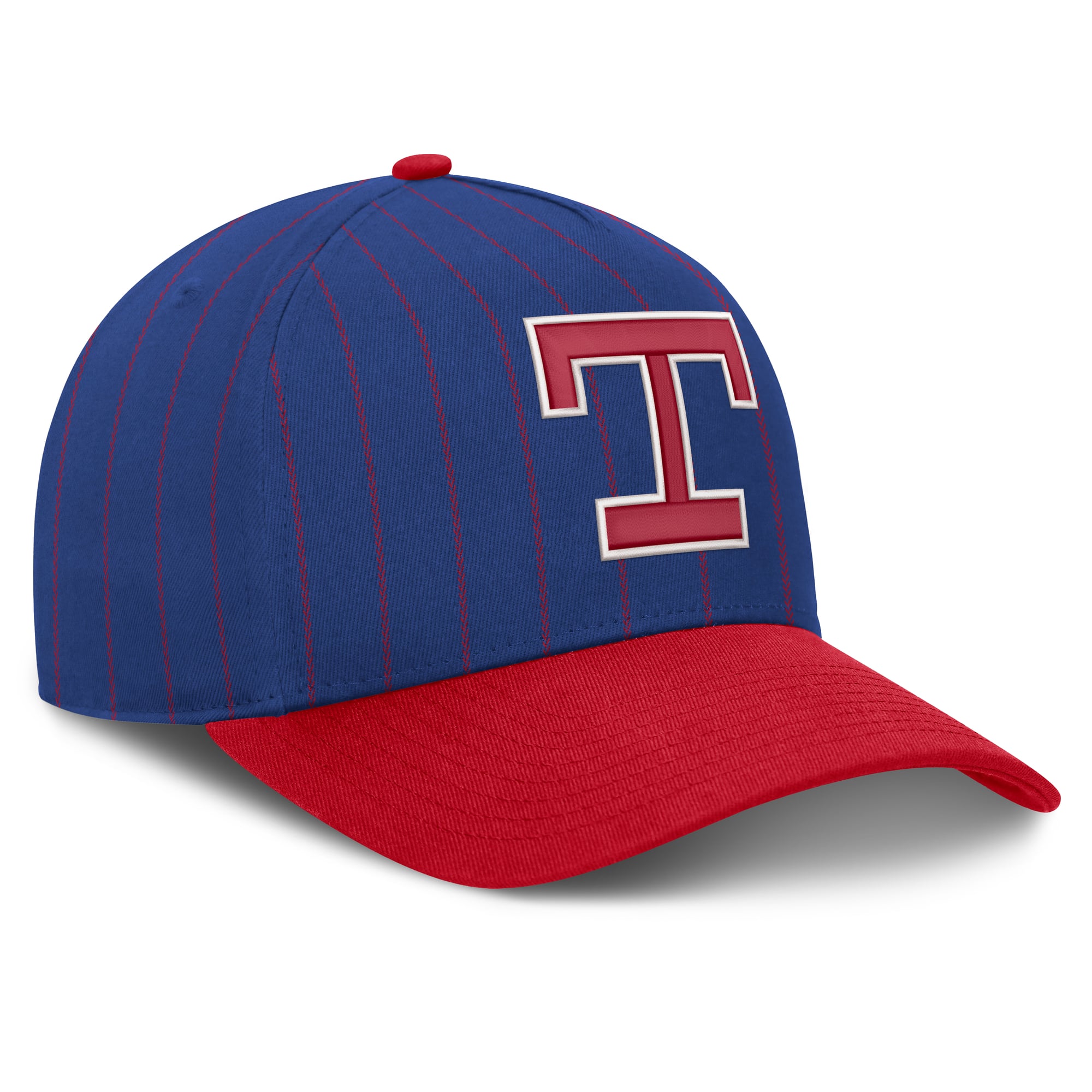 Casquette ajustable Nike Royal/Red Texas Rangers Cooperstown Rise A-Frame pour homme