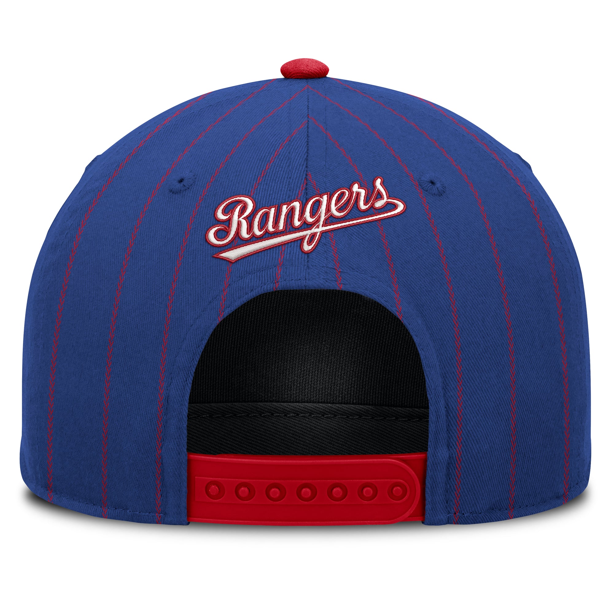 Casquette ajustable Nike Royal/Red Texas Rangers Cooperstown Rise A-Frame pour homme