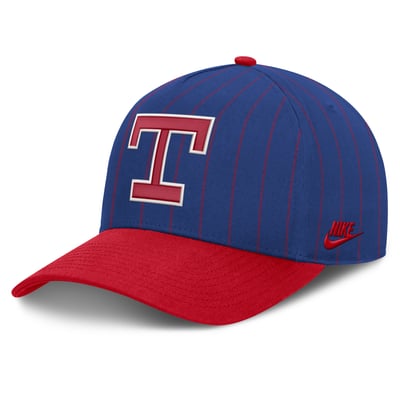 Texas Rangers Nike Male Cooperstown Rise A-Frame Adjustable Hat - Royal/Red