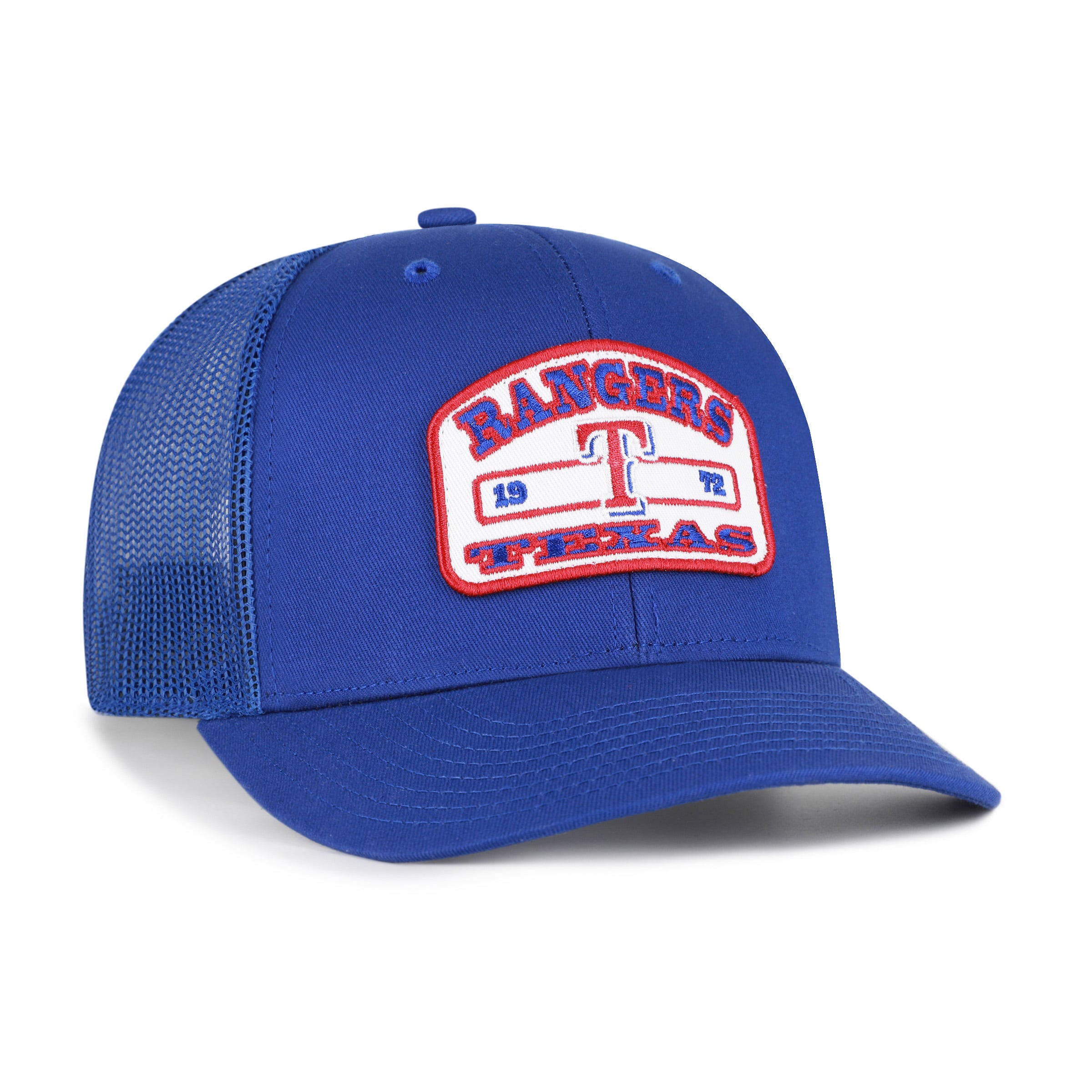 Casquette trucker snapback '47 Royal Texas Rangers Roadway pour homme