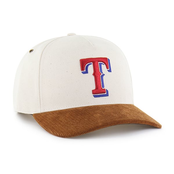 Men's Carhartt x '47 Natural/Brown Texas Rangers Undyed Relaxed Hitch Adjustable Hat