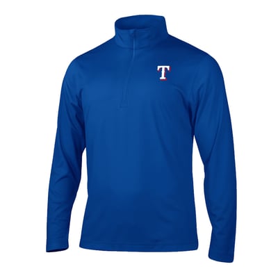 Texas Rangers Columbia Fairway Break Quarter-Zip Pullover - Blue