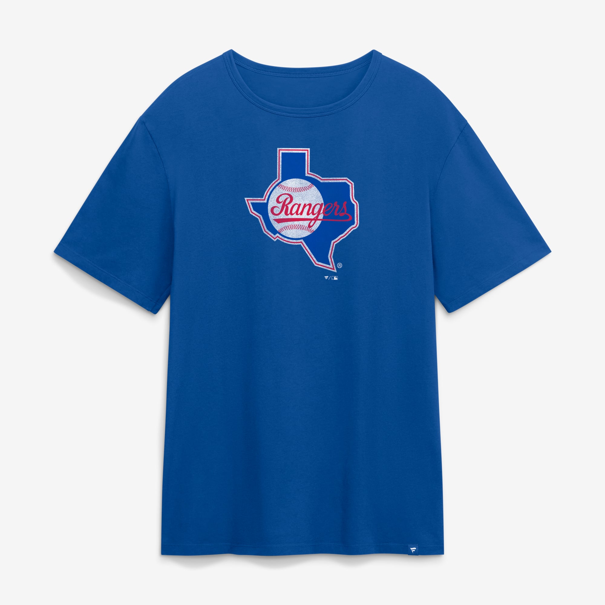 Men's Fanatics Royal Texas Rangers Vintage Logo Legacy T-Shirt