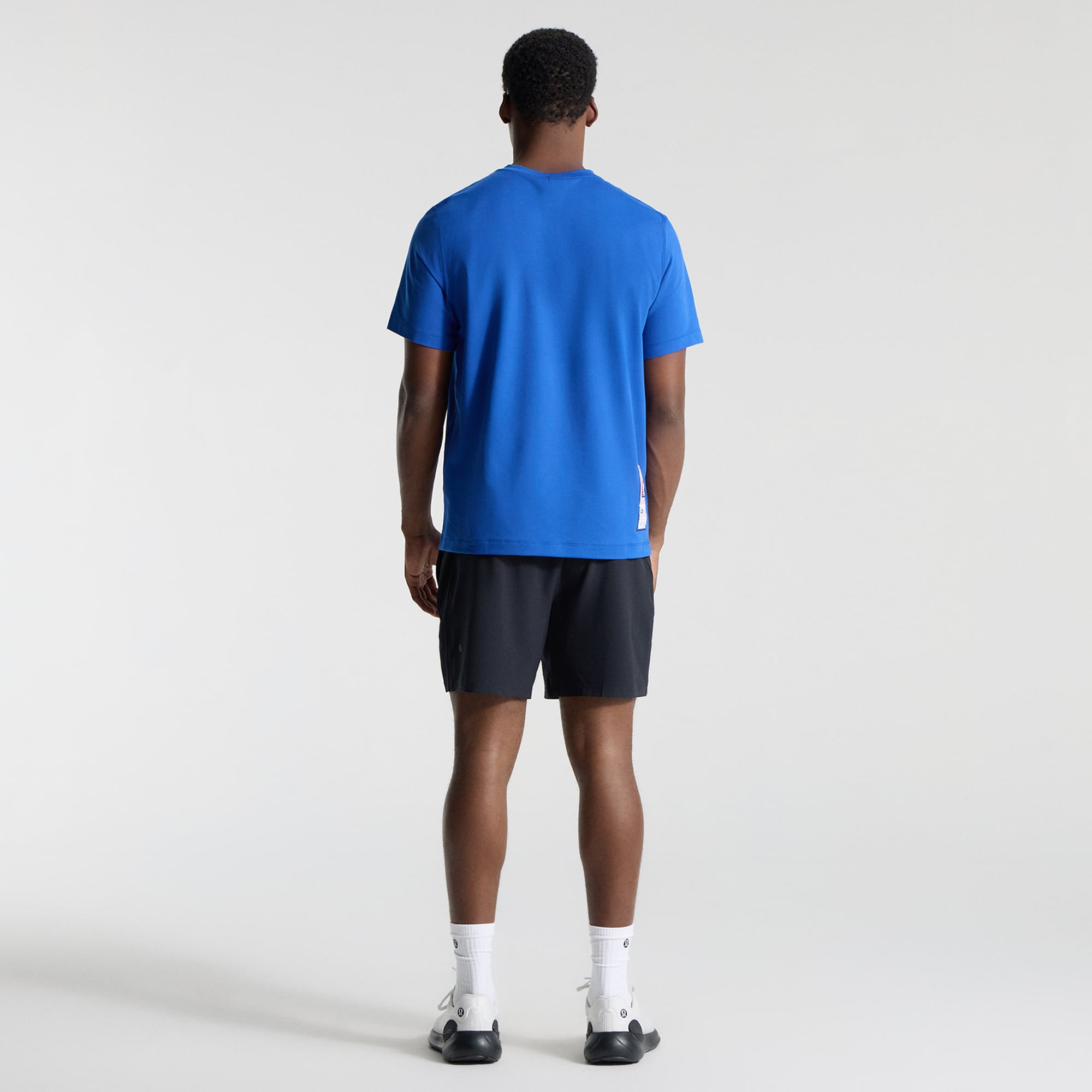 T-shirt en jersey doux bleu cyber Texas Rangers pour homme de lululemon