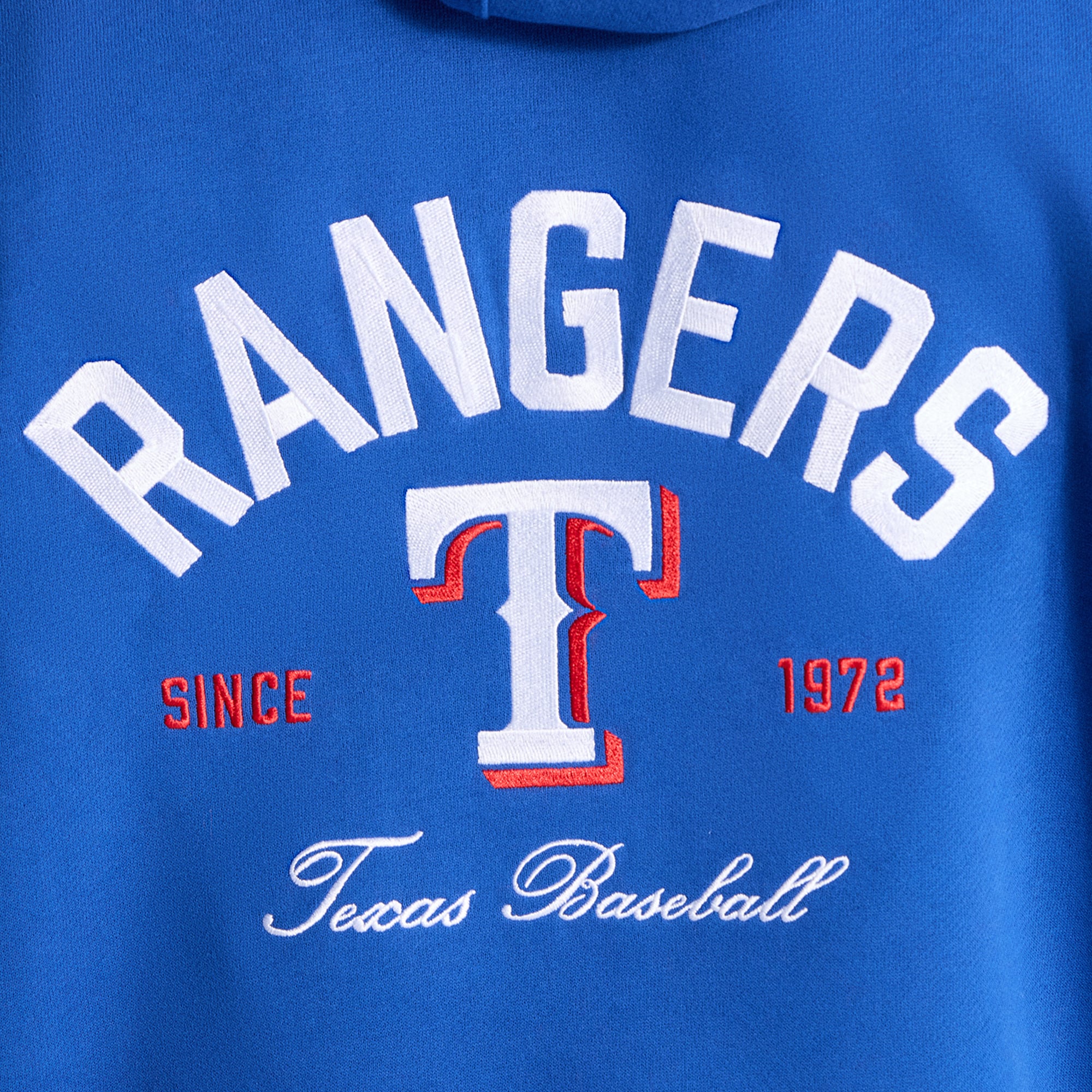 Sweat à capuche Steady State bleu cyber pour homme de lululemon, Texas Rangers