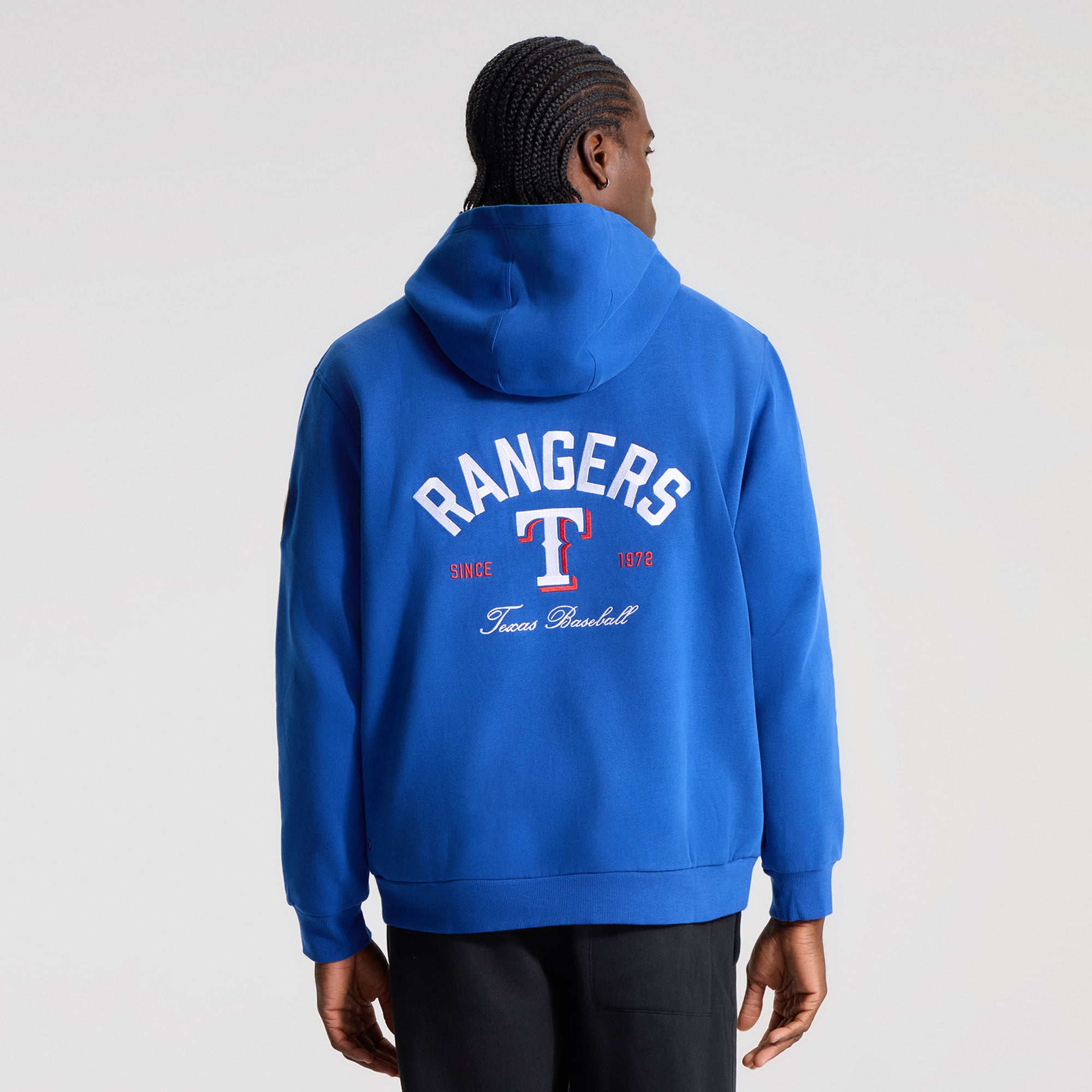 Sweat à capuche Steady State bleu cyber pour homme de lululemon, Texas Rangers