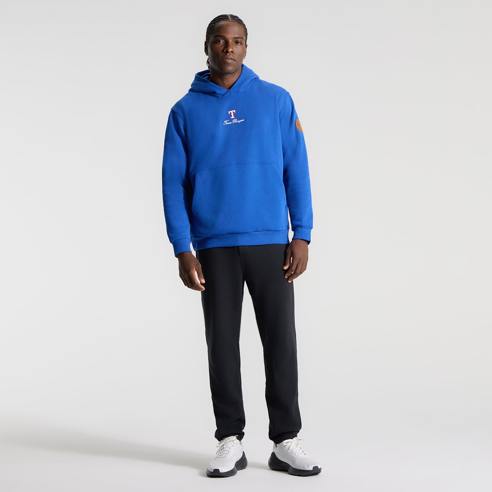 Sweat à capuche Steady State bleu cyber pour homme de lululemon, Texas Rangers