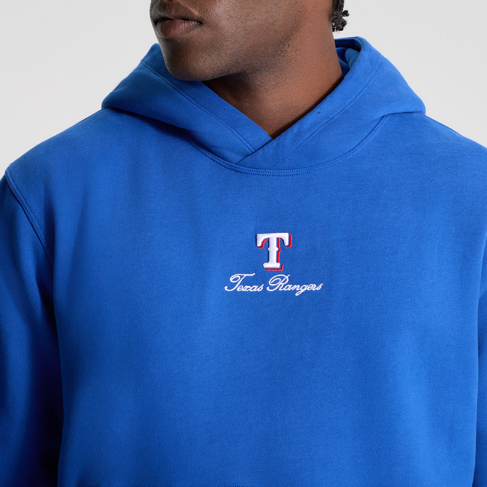 Sweat à capuche Steady State bleu cyber pour homme de lululemon, Texas Rangers