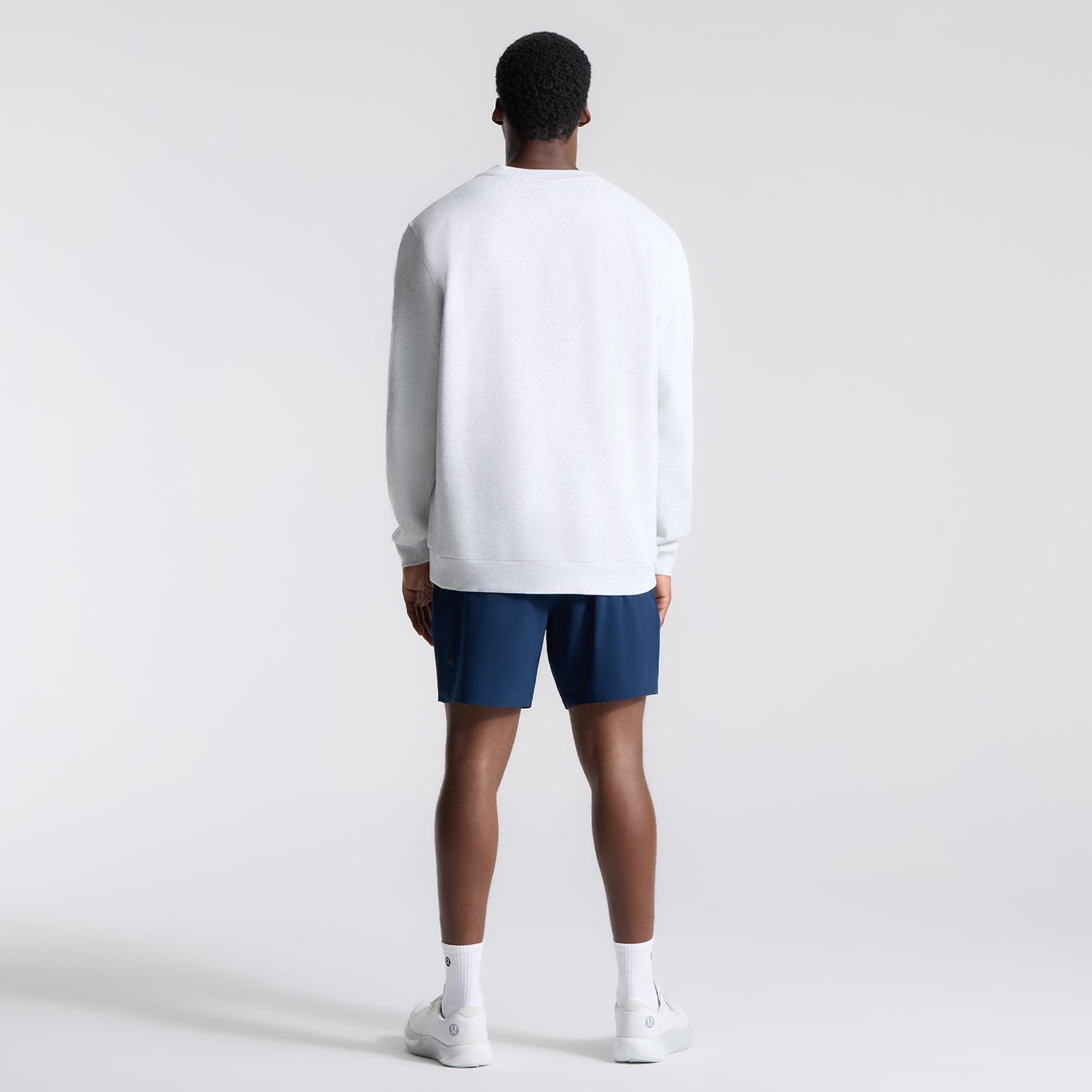Sweat-shirt Steady State des Texas Rangers, gris chiné ultra clair, pour homme de la marque lululemon.