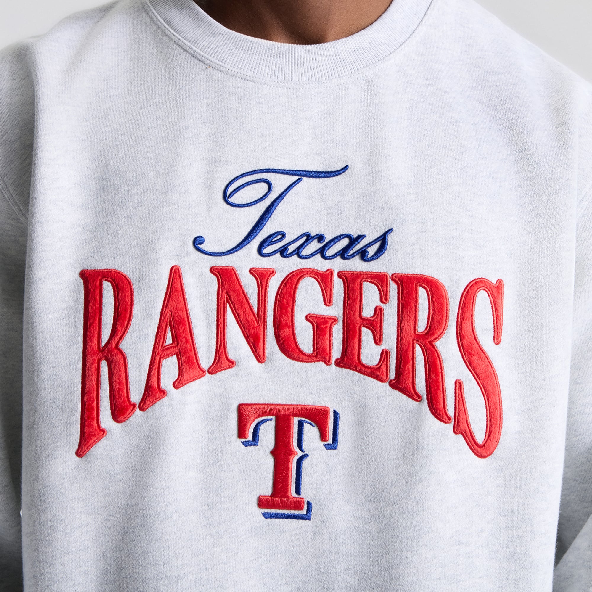 Sweat-shirt Steady State des Texas Rangers, gris chiné ultra clair, pour homme de la marque lululemon.