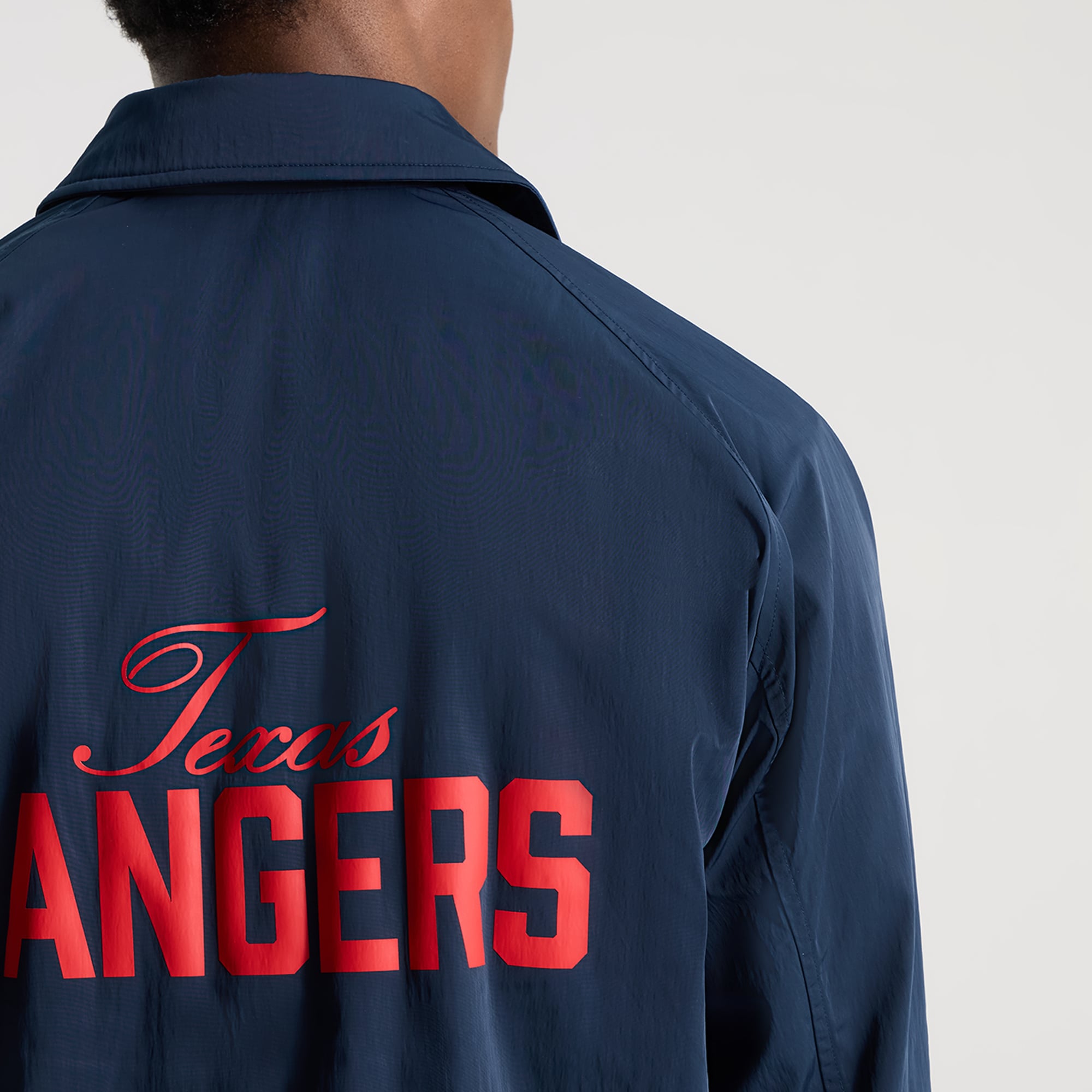 Veste d'entraîneur raglan lululemon True Navy Texas Rangers pour homme