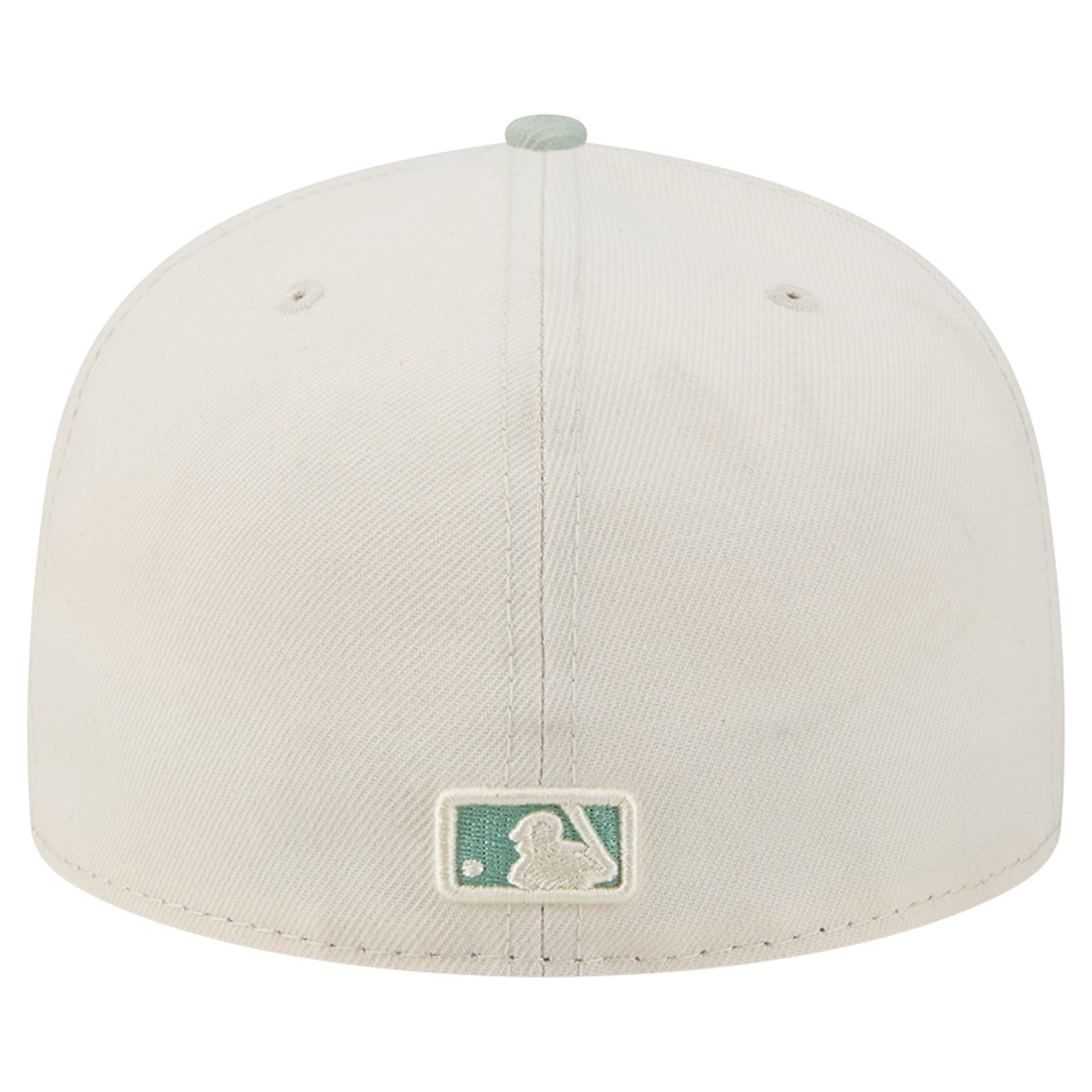 Casquette ajustée New Era 59FIFTY crème/verte Texas Rangers pour homme