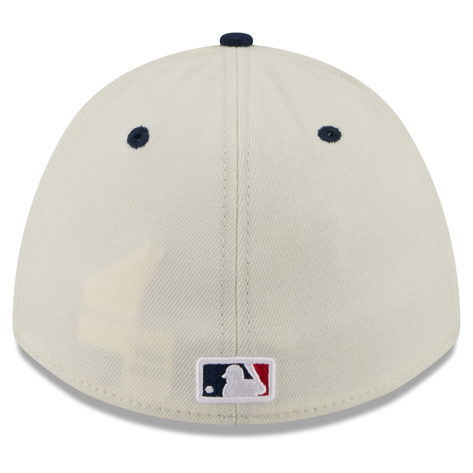 Men's New Era Cream/Navy Texas Rangers USA 250 Fourth of July 39THIRTY M-Crown Flex Hat