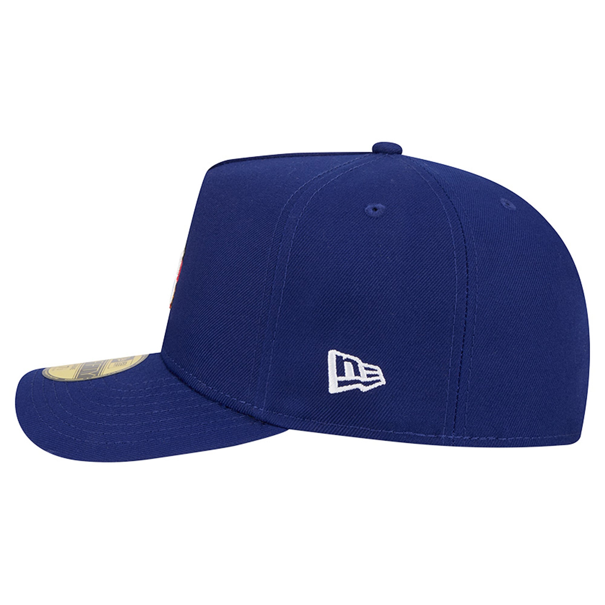 Men's New Era Dark Blue Texas Rangers Cartoon A-Frame 59FIFTY Fitted Hat