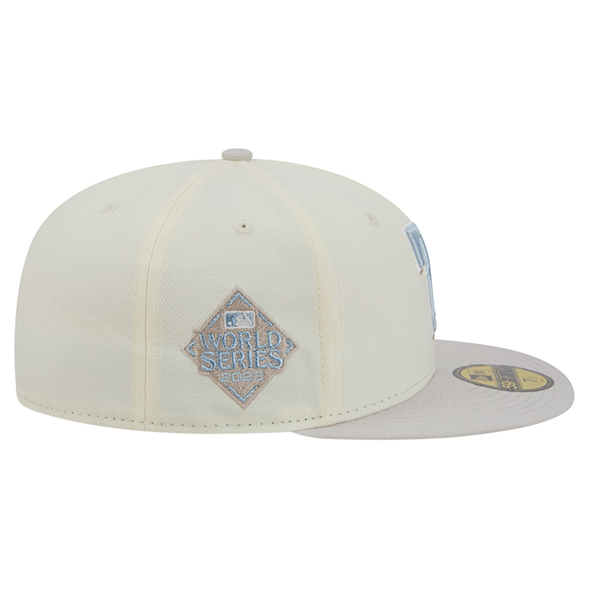 Men's New Era  Natural Texas Rangers Crisp Equinox World Series 59FIFTY Fitted Hat