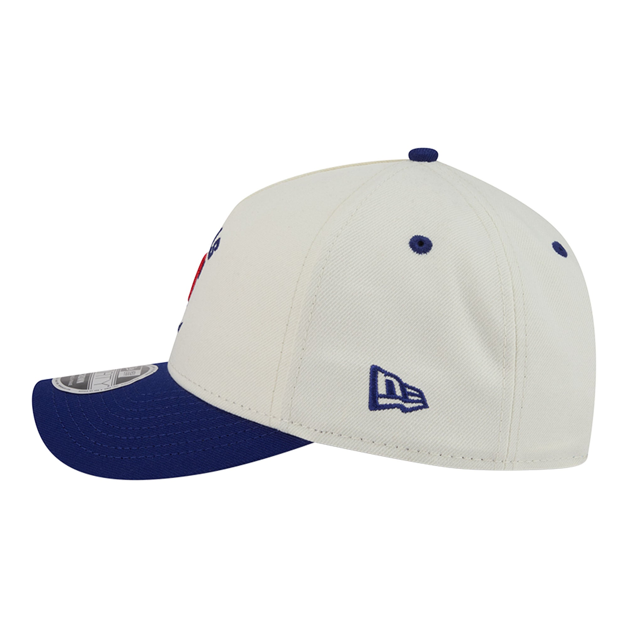 Men's New Era Natural/Royal Texas Rangers Arch 9FORTY A-Frame M-Crown Adjustable Hat