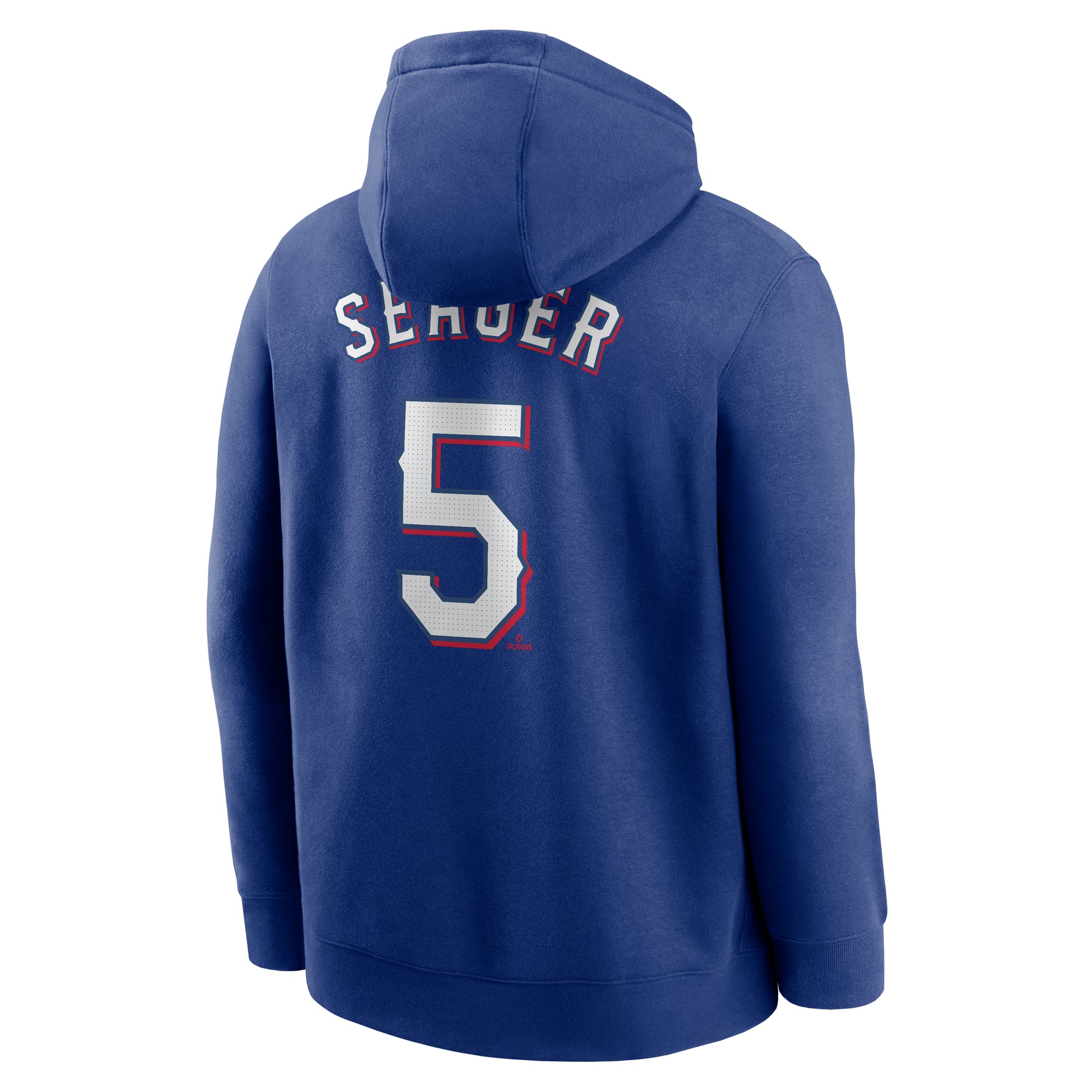 Men's Nike Corey Seager Royal Texas Rangers Player Name & Number Club Pullover Hoodie