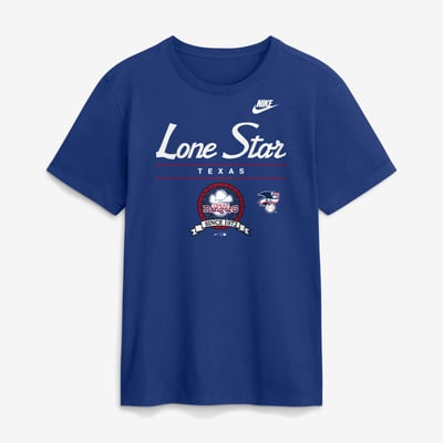 Texas Rangers Nike Cooperstown Graphic T-Shirt - Royal