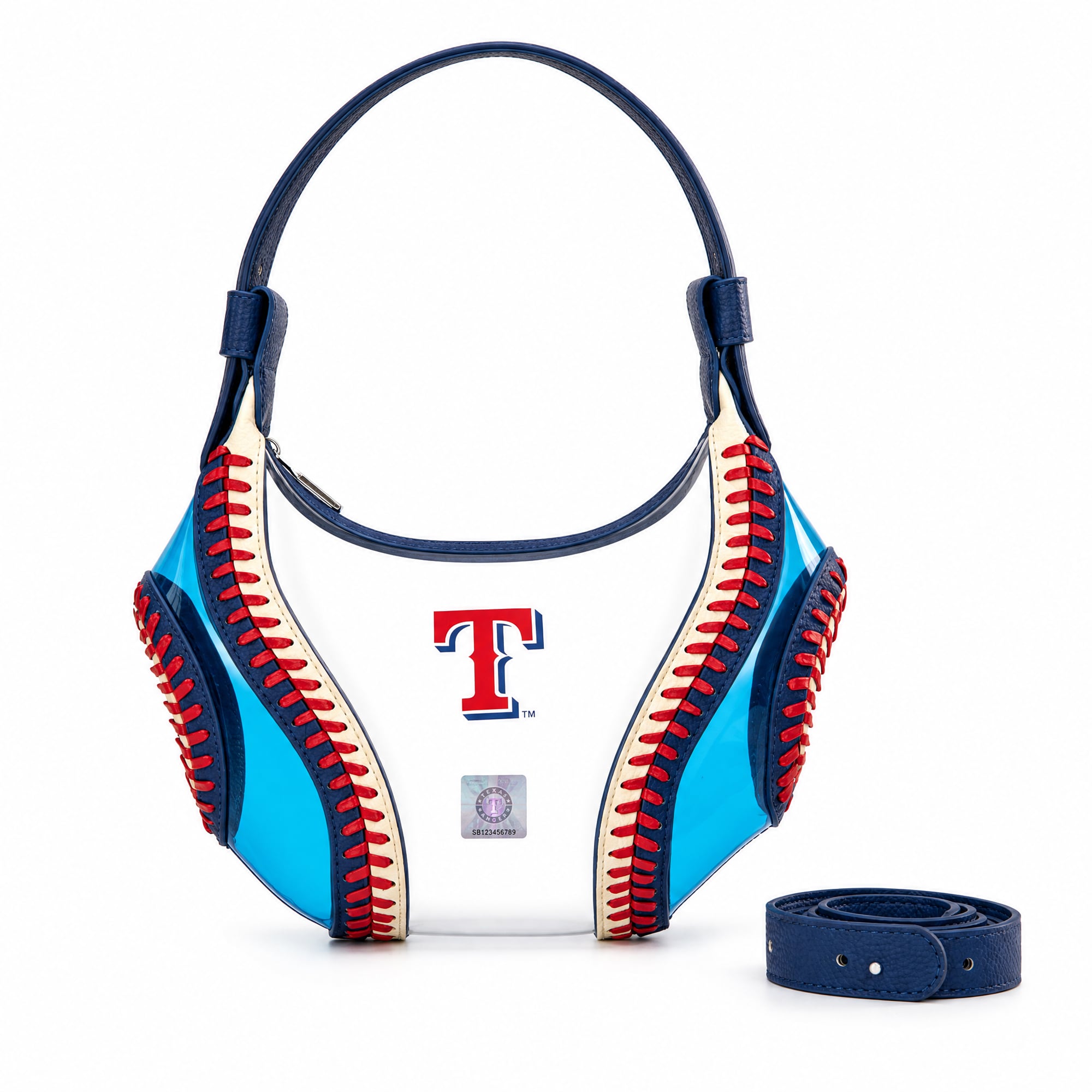 Montana West Texas Rangers Clear Slouchy Shoulder Bag