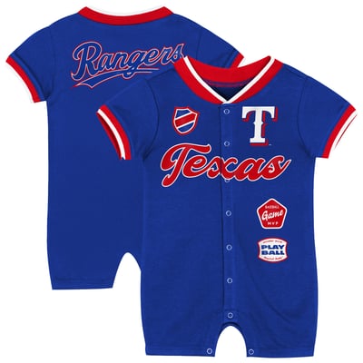 Texas Rangers Outerstuff Newborn Pinch Romper - Royal