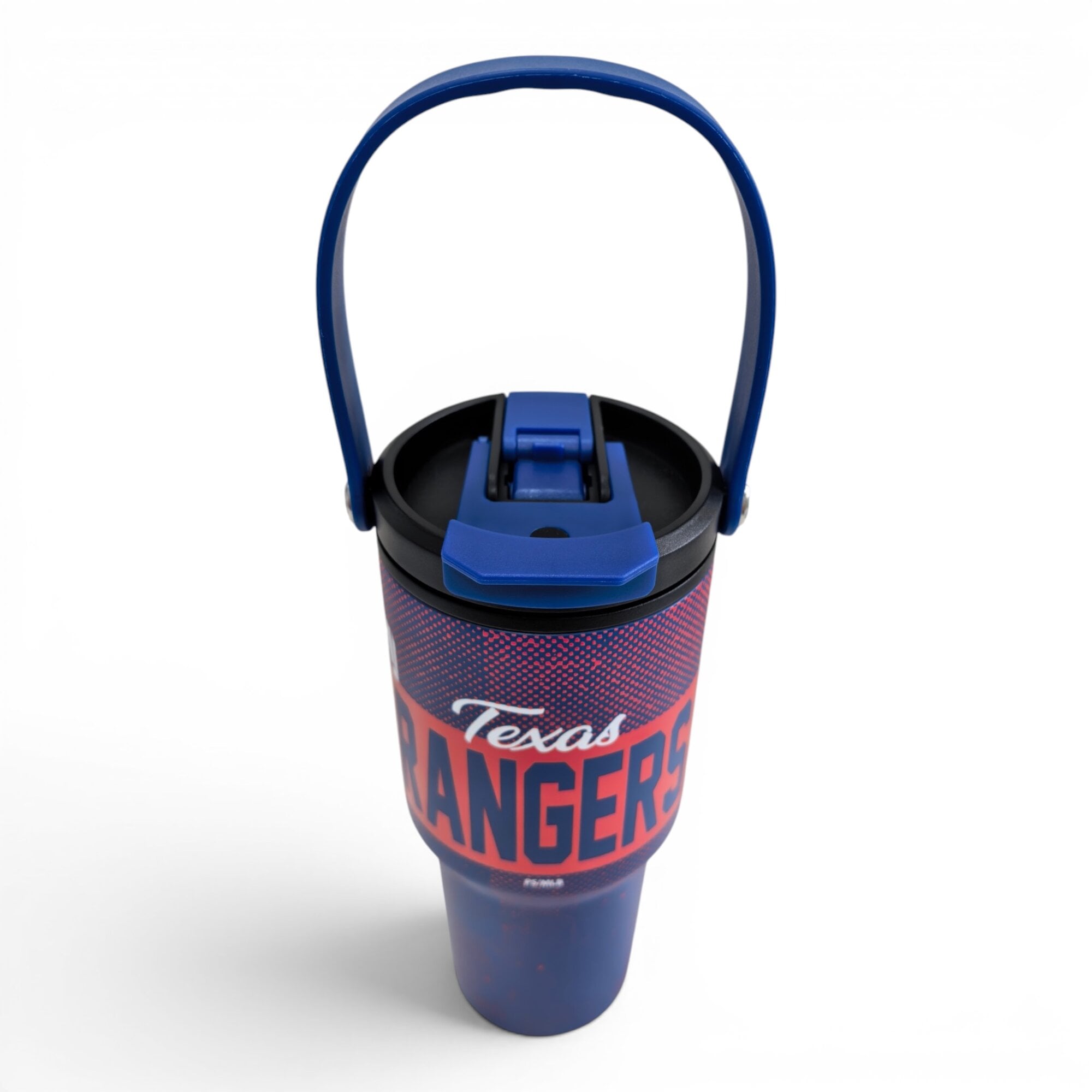 Pegasus Texas Rangers 24oz. Speckled Gradient Stainless Steel Dual Top Water Bottle